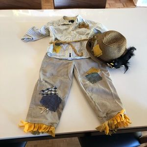 Toddler boys scarecrow costume